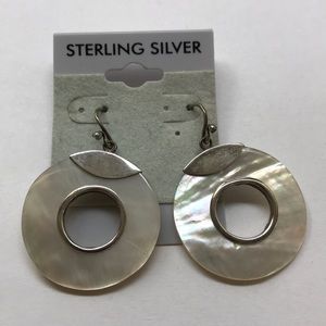 Earrings Sterling/Mother of Pearl